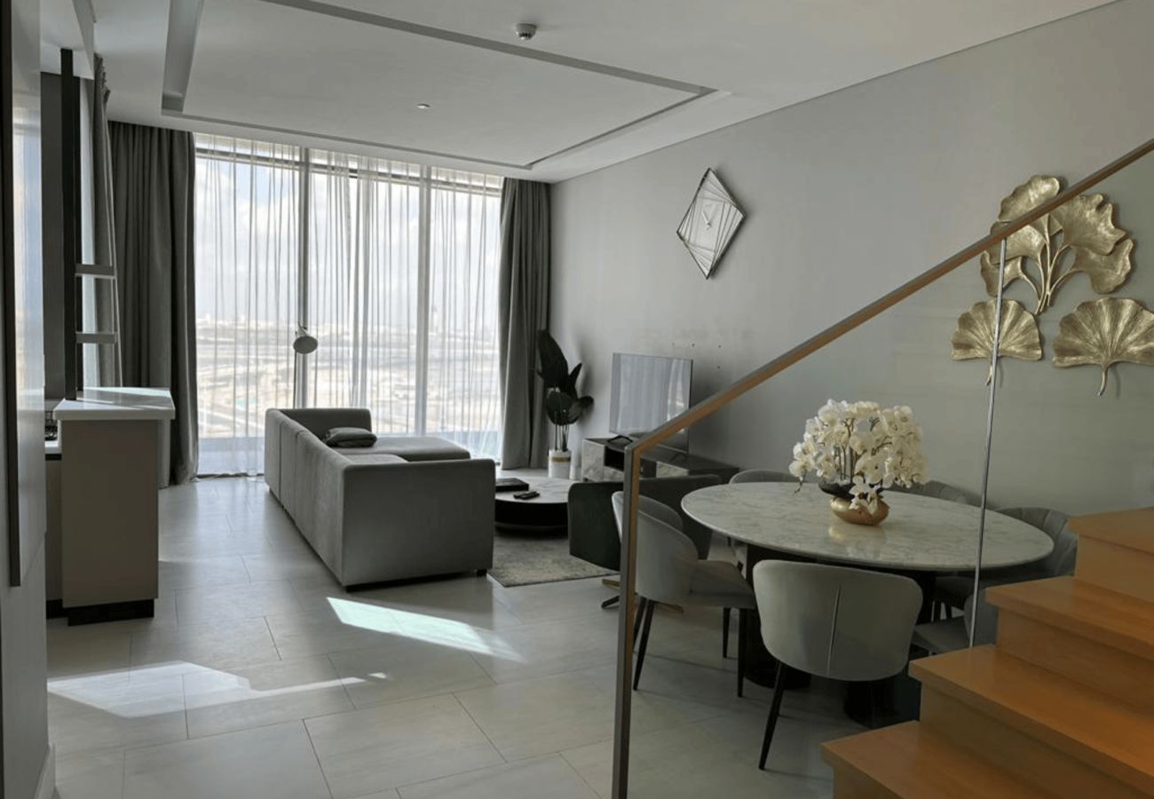 Apartment in Dubai - Luxurious 2 BHK+Maid duplex in SLS Business Bay Apartment in Dubai - Luxurious 2 BHK+Maid duplex in SLS Business Bay