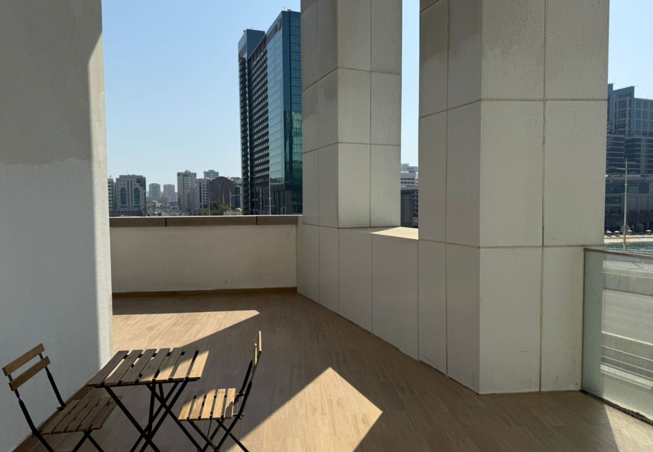 Apartment in Abu Dhabi - Elegant 3-Bedroom Duplex in Al Maryah Vista 1  Apartment in Abu Dhabi - Elegant 3-Bedroom Duplex in Al Maryah Vista 1