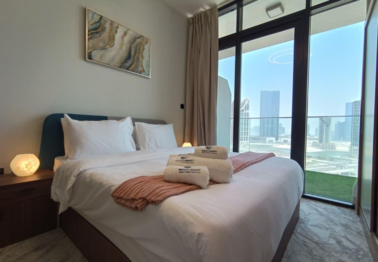 Apartment in Abu Dhabi - Elegant 1br Apt with balcony | Al Maryah Vista 1 